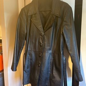 Leather Jacket Size Large